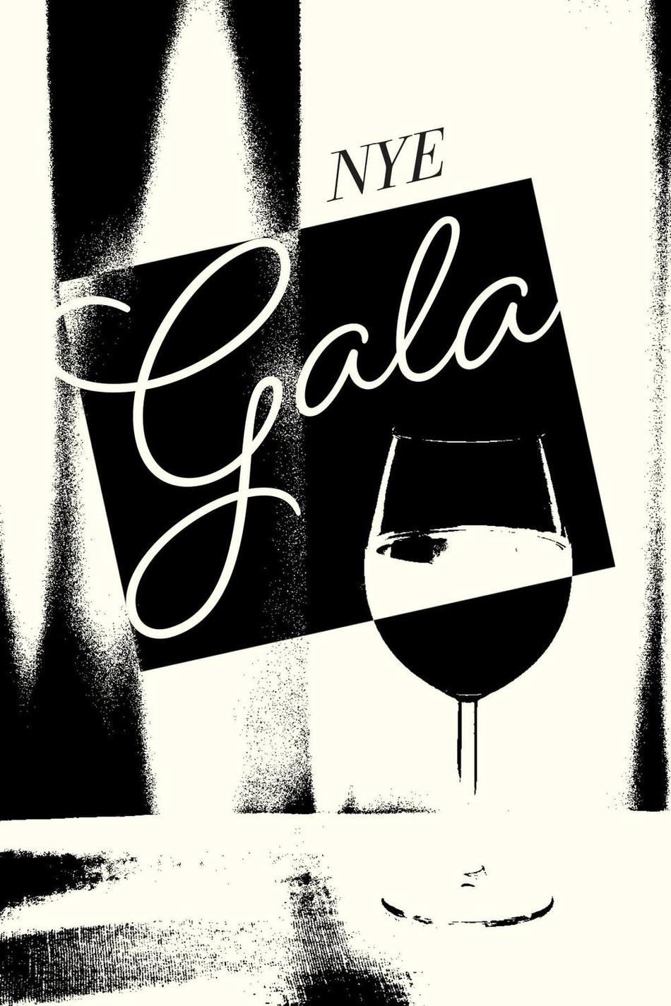 Front of the New Year's Eve gala invitation